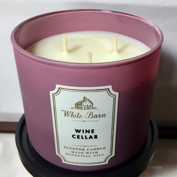 Bath & Body Works Accents Wine Cellar 3 Wick Candle Poshmark